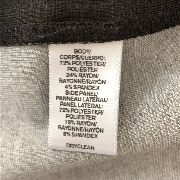 Gray & Black Loft Dress size 6 - Picture 3 of 4